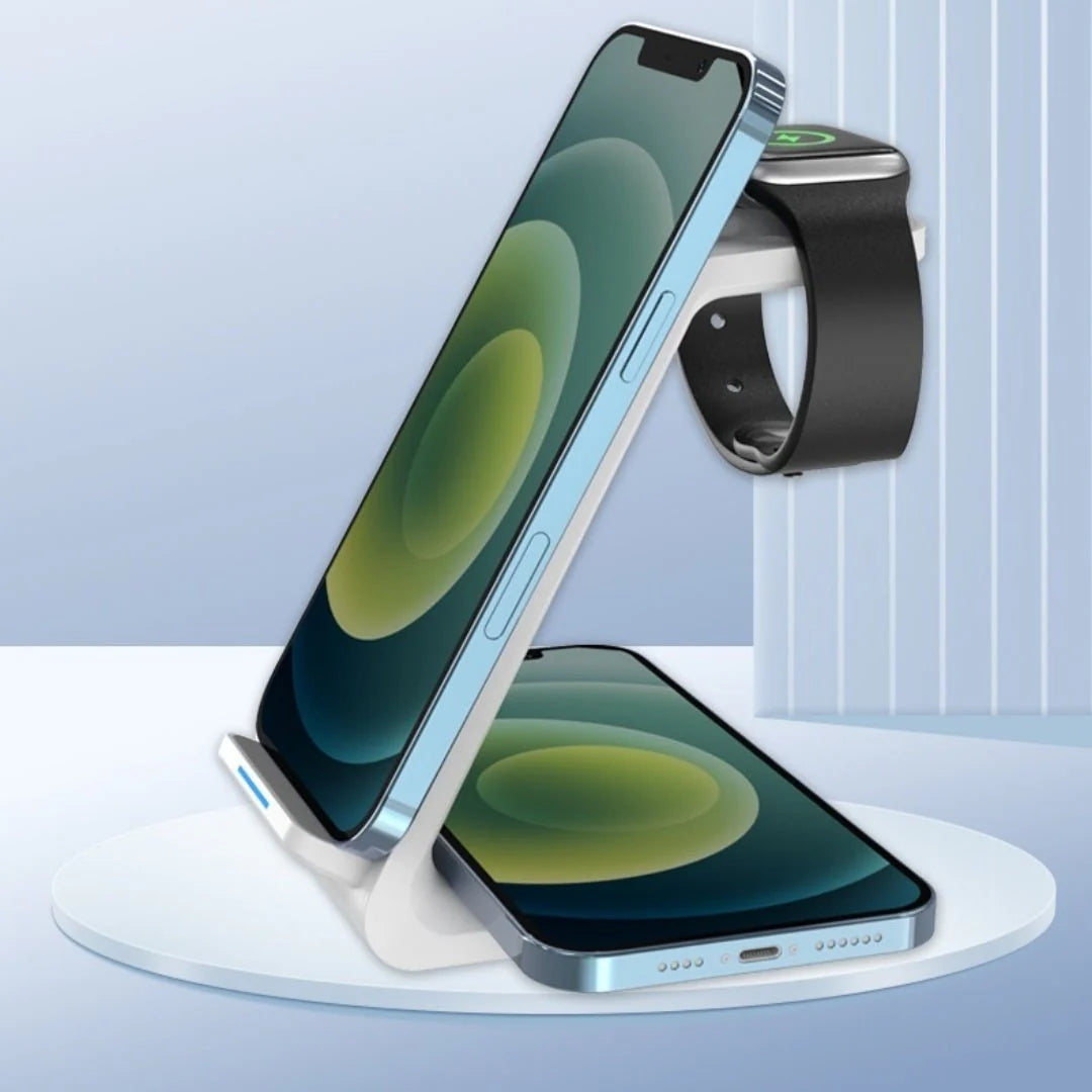 Three-in-one Wireless Charger Fast Charging Desktop Vertical